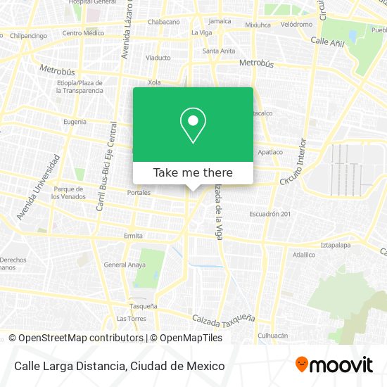 Calle Larga Distancia map