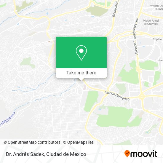 Dr. Andrés Sadek map