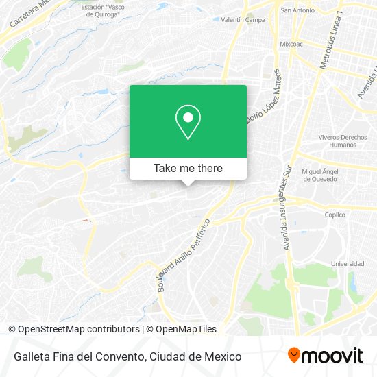 Galleta Fina del Convento map