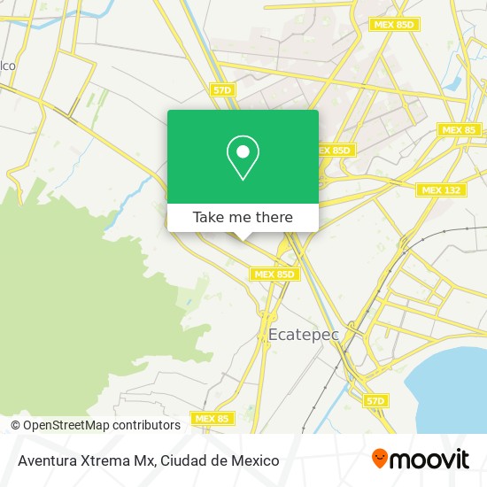 Aventura Xtrema Mx map