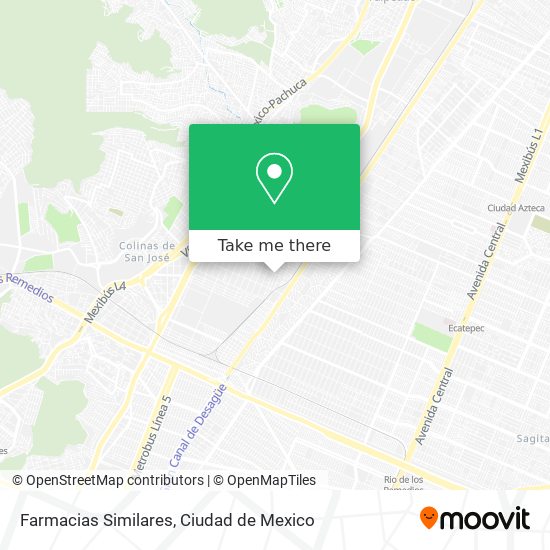 Farmacias Similares map