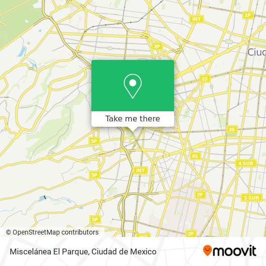 Miscelánea El Parque map