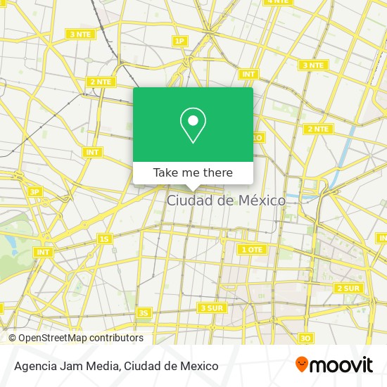 Mapa de Agencia Jam Media