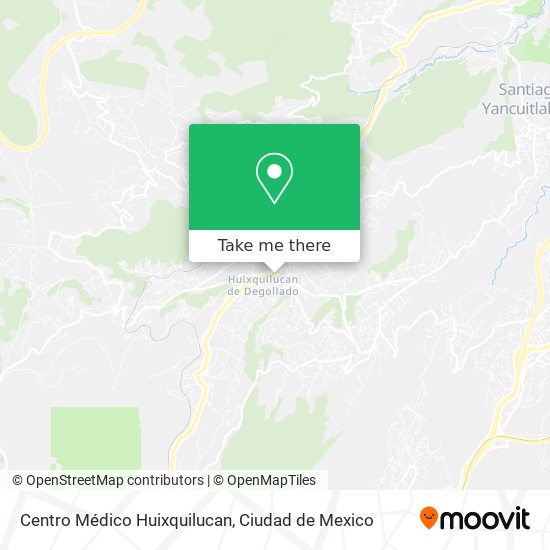 Centro Médico Huixquilucan map