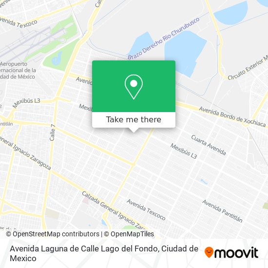 Mapa de Avenida Laguna de Calle Lago del Fondo