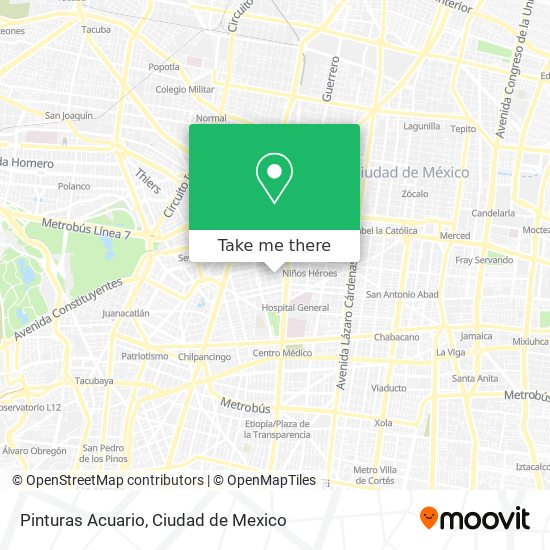 Mapa de Pinturas Acuario