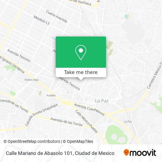Mapa de Calle Mariano de Abasolo 101