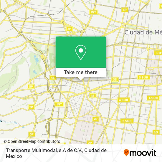 Transporte Multimodal, s.A de C.V. map