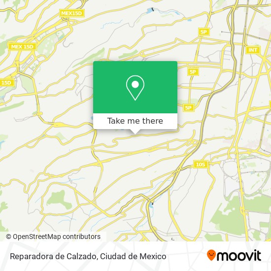 Reparadora de Calzado map