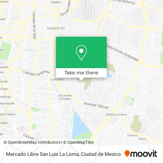 Mapa de Mercado Libre San Luis La Loma