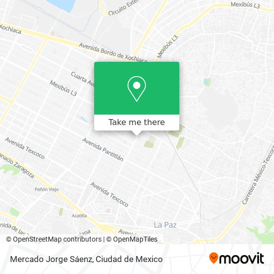 Mercado Jorge Sáenz map