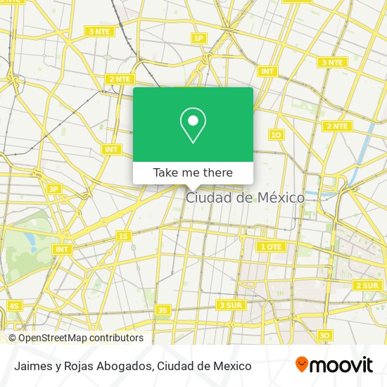 Jaimes y Rojas Abogados map