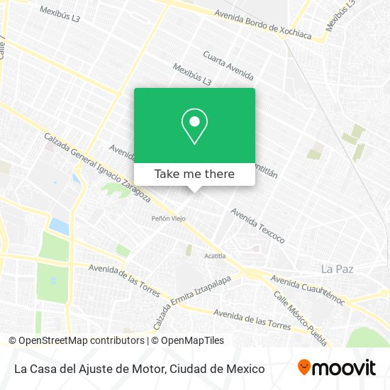 La Casa del Ajuste de Motor map