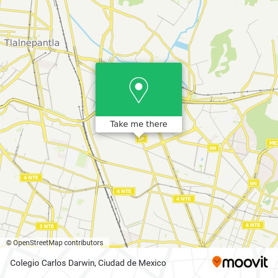 Mapa de Colegio Carlos Darwin