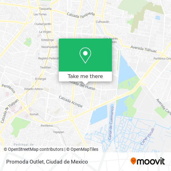 Promoda Outlet map