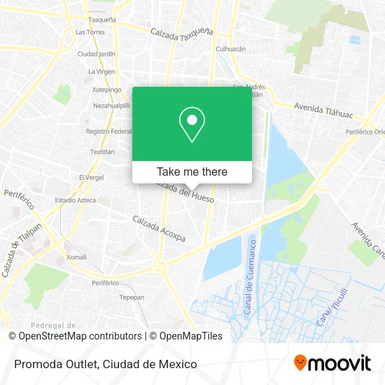 Mapa de Promoda Outlet
