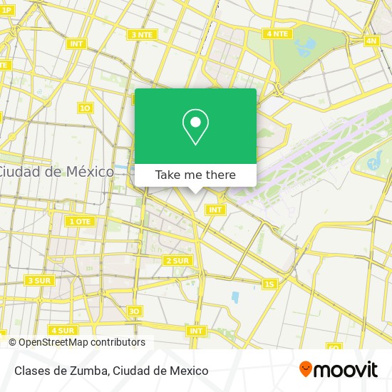 Clases de Zumba map