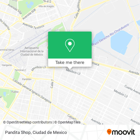 Pandita Shop map