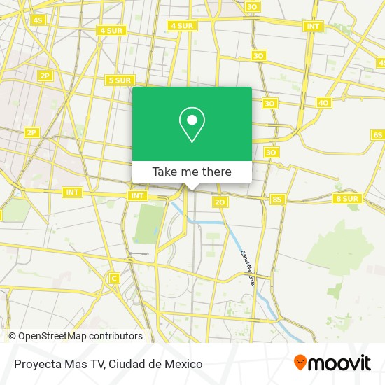 Proyecta Mas TV map