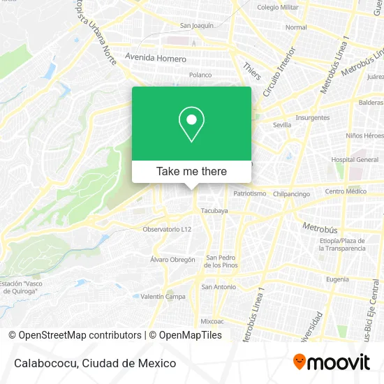 Mapa de Calabococu