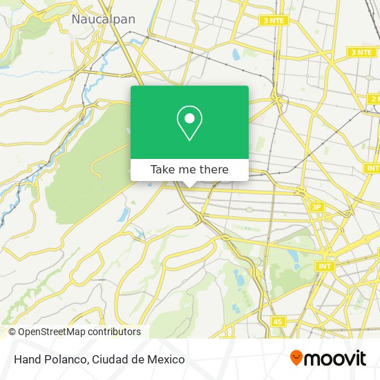 Mapa de Hand Polanco