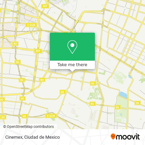 Cinemex map