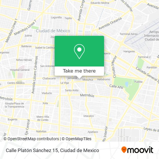 Calle Platón Sánchez 15 map