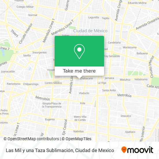 Mapa de Las Mil y una Taza Sublimación
