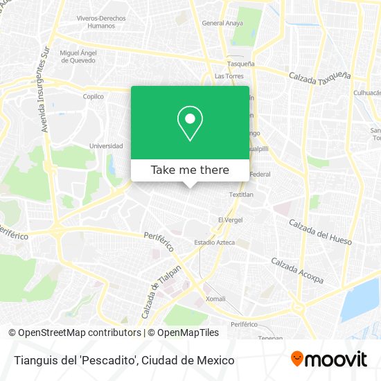 Tianguis del 'Pescadito' map
