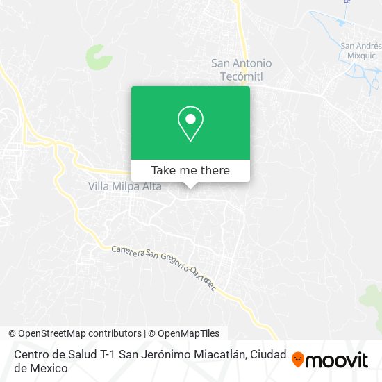Centro de Salud T-1 San Jerónimo Miacatlán map