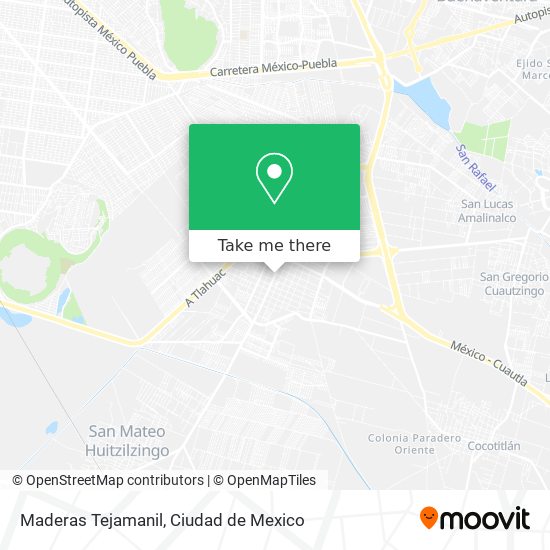 Mapa de Maderas Tejamanil
