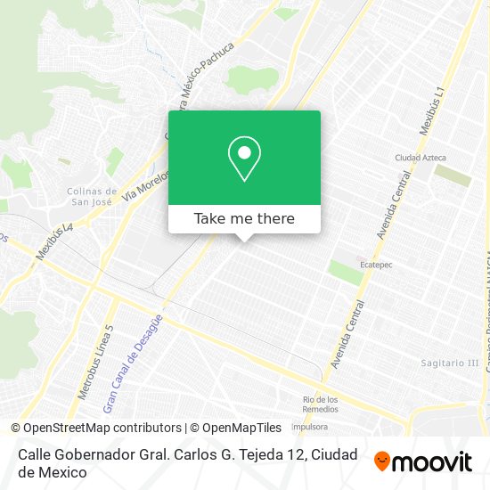 Calle Gobernador Gral. Carlos G. Tejeda 12 map