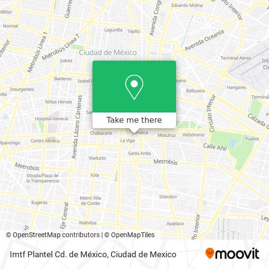 Imtf Plantel Cd. de México map