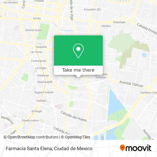 Mapa de Farmacia Santa Elena