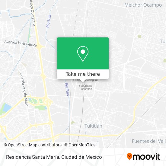Residencia Santa María map
