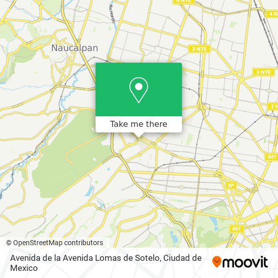 Avenida de la Avenida Lomas de Sotelo map