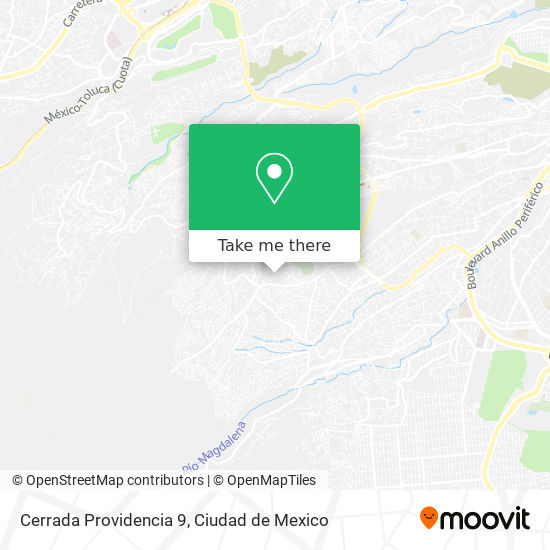 Cerrada Providencia 9 map