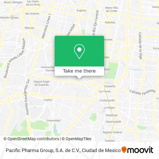 Pacific Pharma Group, S.A. de C.V. map
