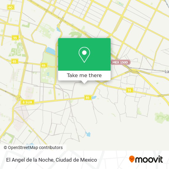 El Angel de la Noche map