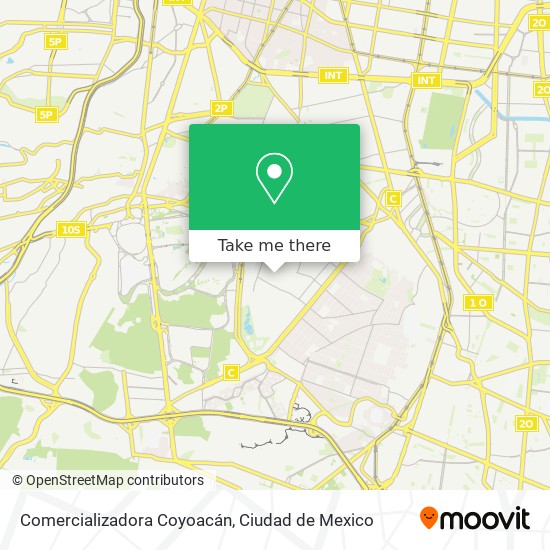 Comercializadora Coyoacán map