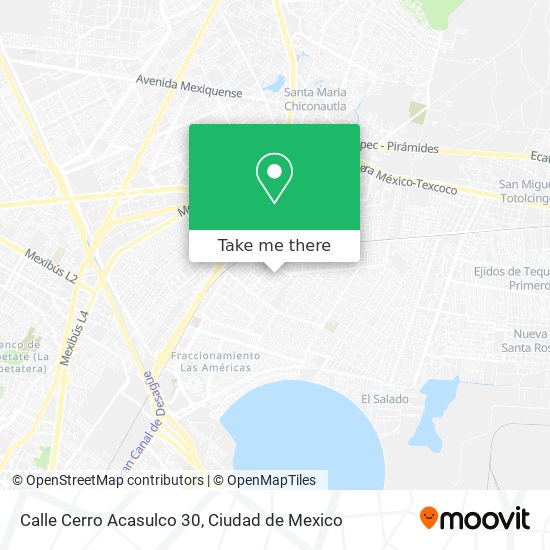 Calle Cerro Acasulco 30 map