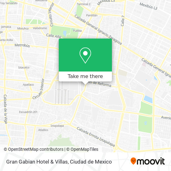 Mapa de Gran Gabian Hotel & Villas