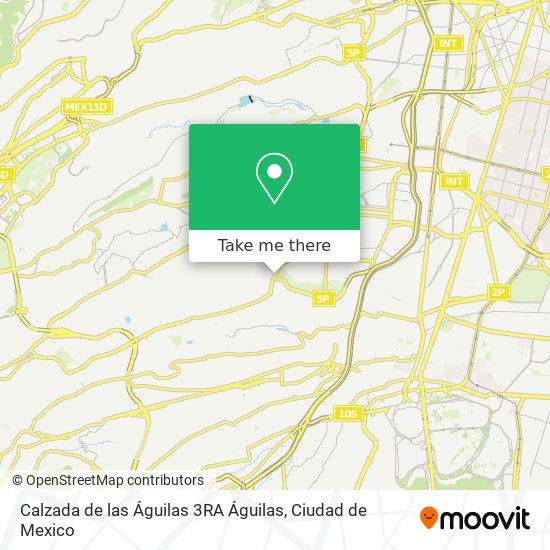 Calzada de las Águilas 3RA Águilas map