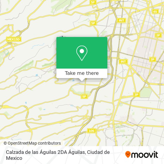 Mapa de Calzada de las Águilas 2DA Águilas