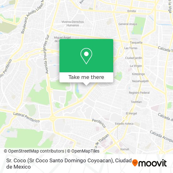 Sr. Coco (Sr Coco Santo Domingo Coyoacan) map