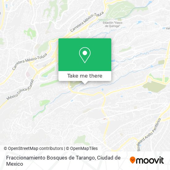Fraccionamiento Bosques de Tarango map