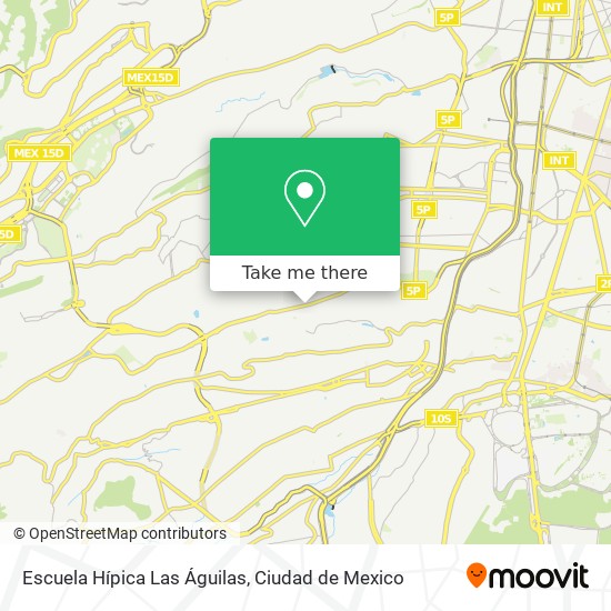 Escuela Hípica Las Águilas map