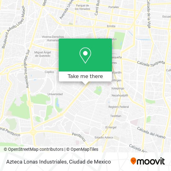 Azteca Lonas Industriales map