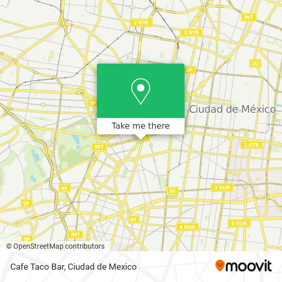 Cafe Taco Bar map