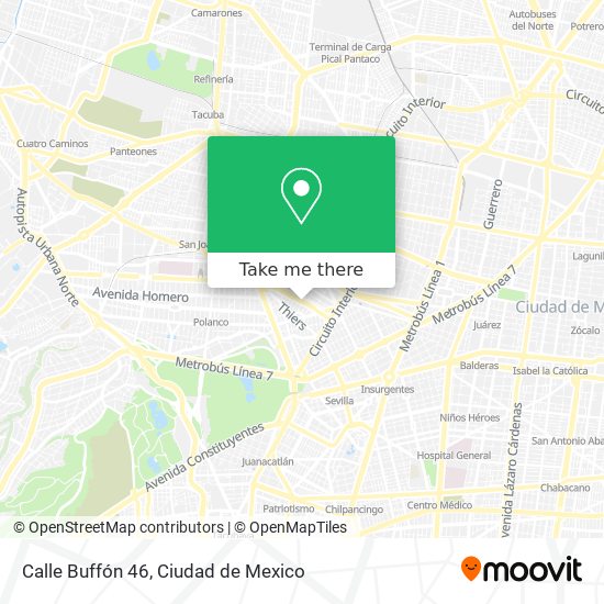 Mapa de Calle Buffón 46